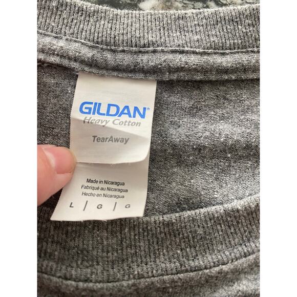 Gildan Unisex Adult Size Large T-Shirt Chiefs Red & Gold Kingdom Kansas City - Picture 3 of 6